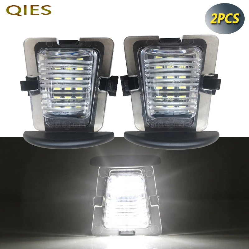 

License Plate Lights Side Lights 12-24V LED For Jeep Wrangler JK JKU 2007-2018 Lights for Vehicles 18 LED High Power Lamp