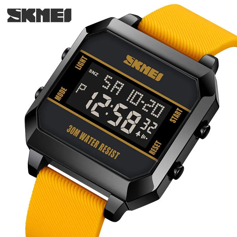 Official free shippingStylish and Versatile Male Student Sport Watch Waterproof Chronograph Fashion Brand Men's Electronic