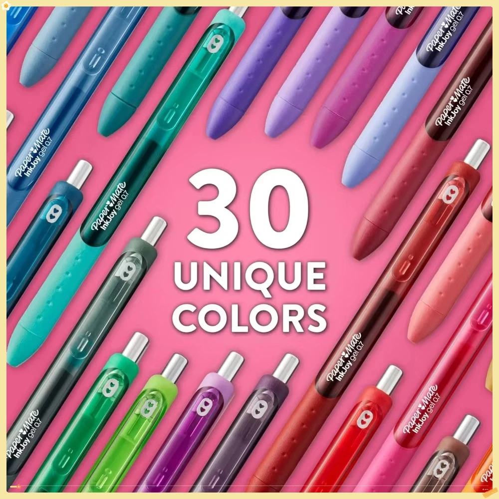 Glatte 0,7-mm-Gelstifte, 14 lebendige Farben für müheloses Schreiben, Skizzieren, Bullet Journaling und Notizen in der Schule.