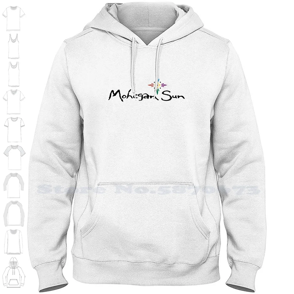 Mohegan Sun Logo Casual Clothing Sweatshirt Printed Logo 100% Cotton Hoodie