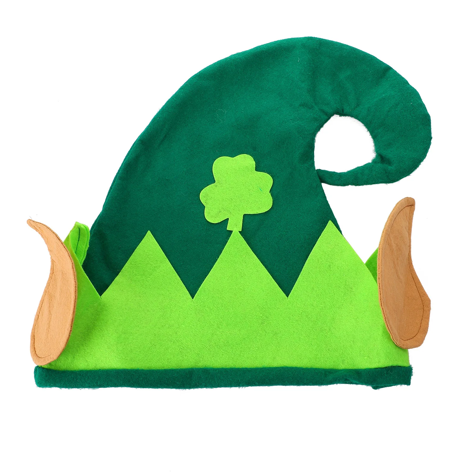 St. Patrick's Day hoed groen fluweel elf Ierse festivaldecoratie make-up