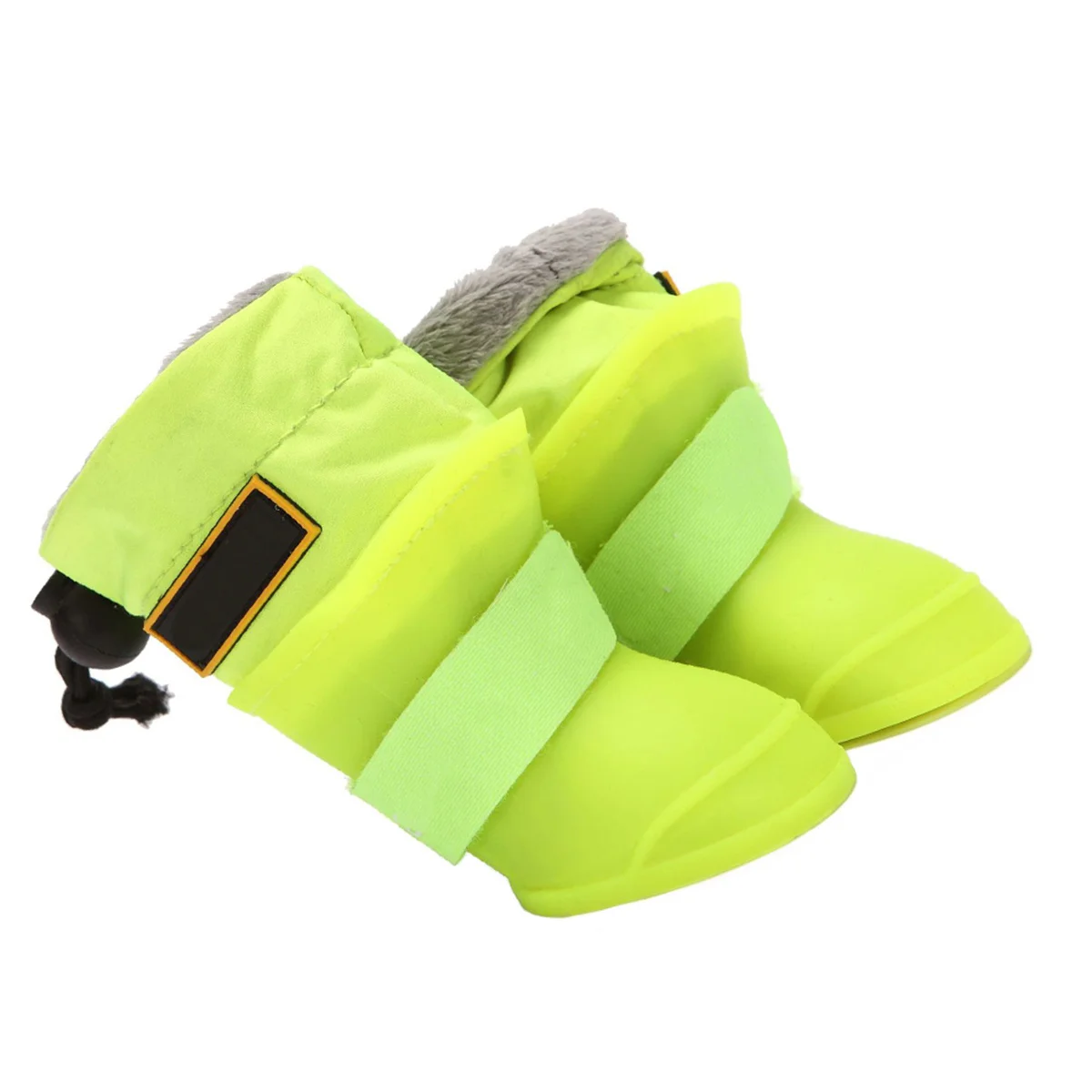 

4Pcs Waterproof Silicone Dog Rain Shoes Pet Boots Anti-Slip Outdoor Protective Footwear for Small Dog Walking Pet Shoes