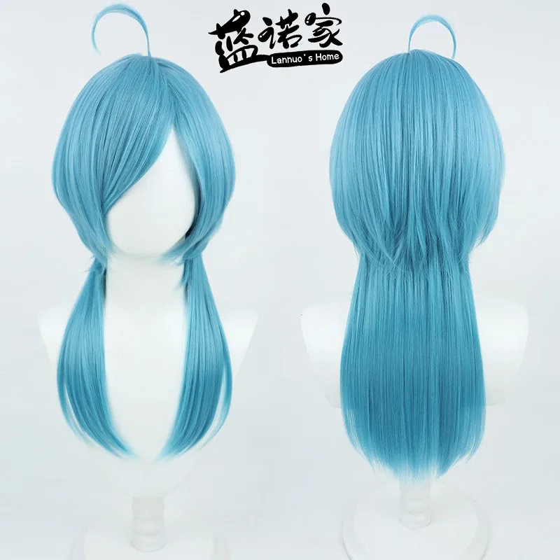

Ensemble Stars! Shinkai Kanata Cos Cosplay Wig Halloween Party Prop Synthetic Hair Heat Resistant Fiber + Wig Cap