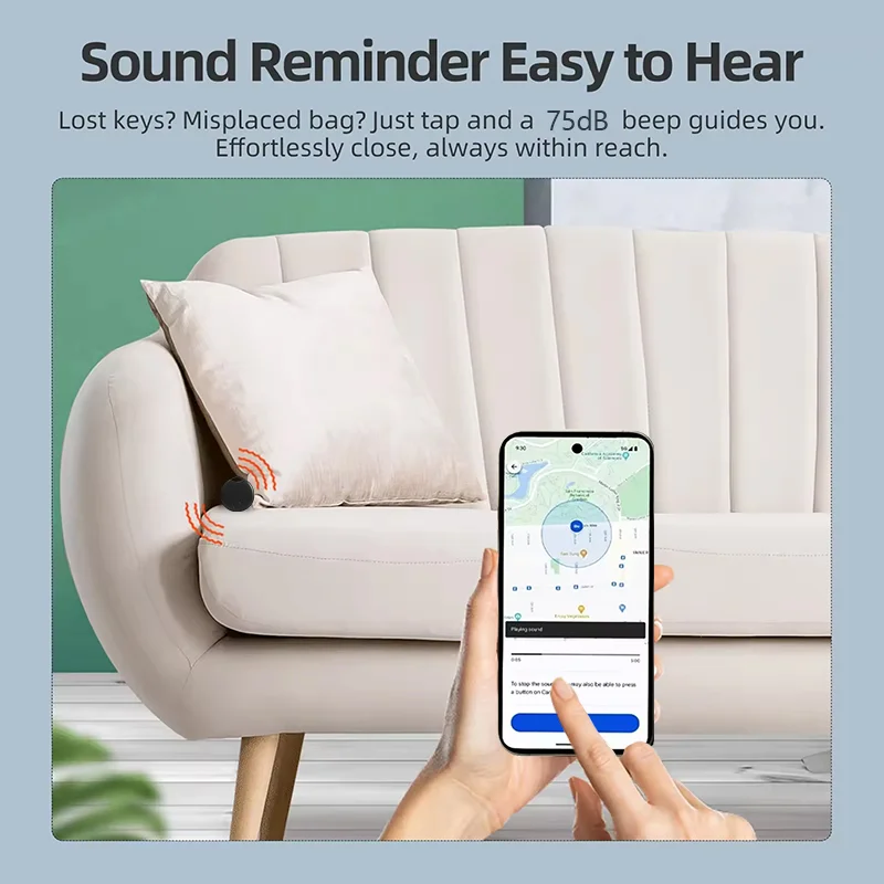 RSH 4 قطعة أندرويد لتحديد المواقع المقتفي العمل مع تطبيق Google's Find Hub تحديد مفاتيح حقيبة أطفال مكتشف الحيوانات الأليفة لعلامة سامسونج Xiaomi Pixel الذكية #4