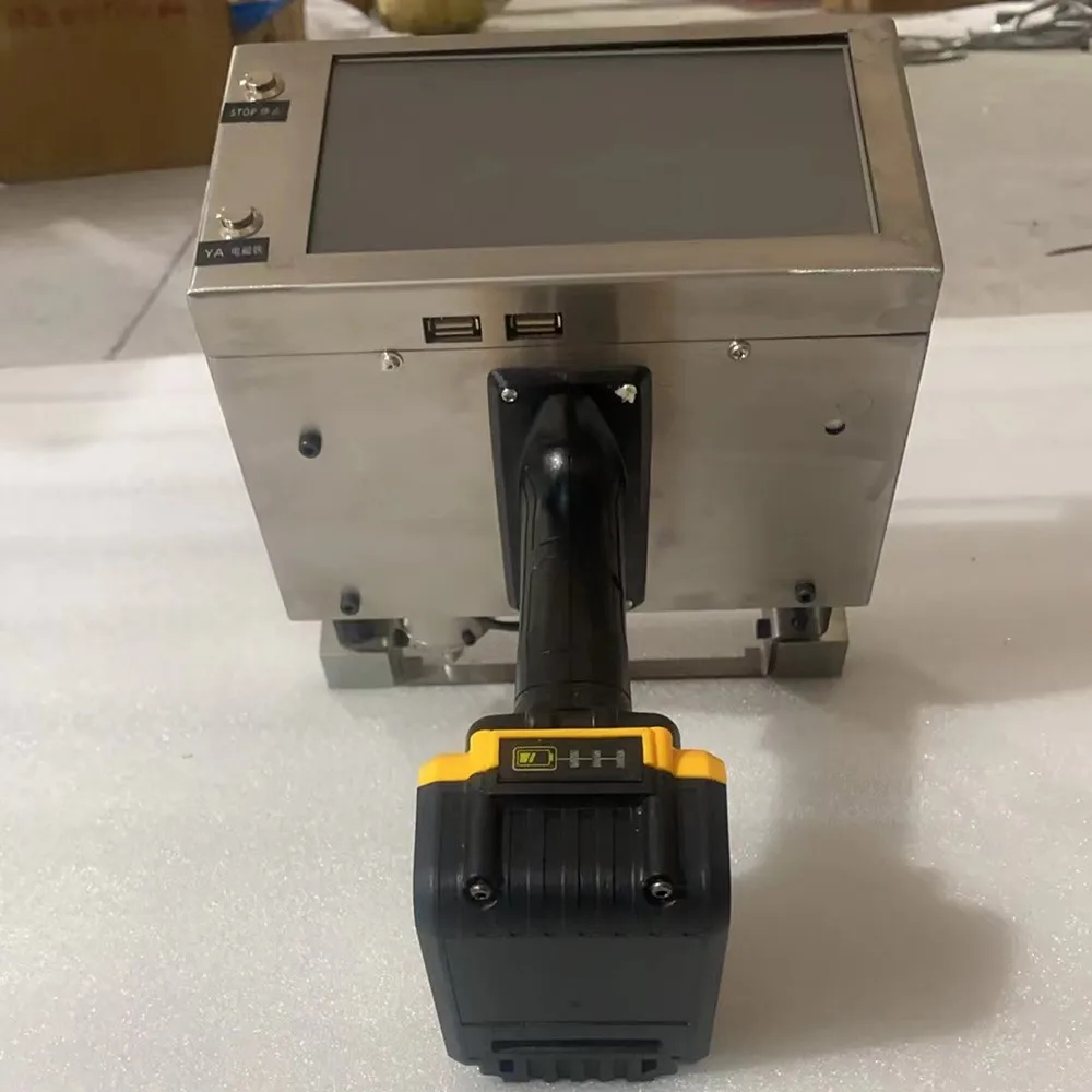 large screen 120x30 magnet Hand-held Portable Metal Nameplate Marking Machine Touch-screen Electric Lettering Machine