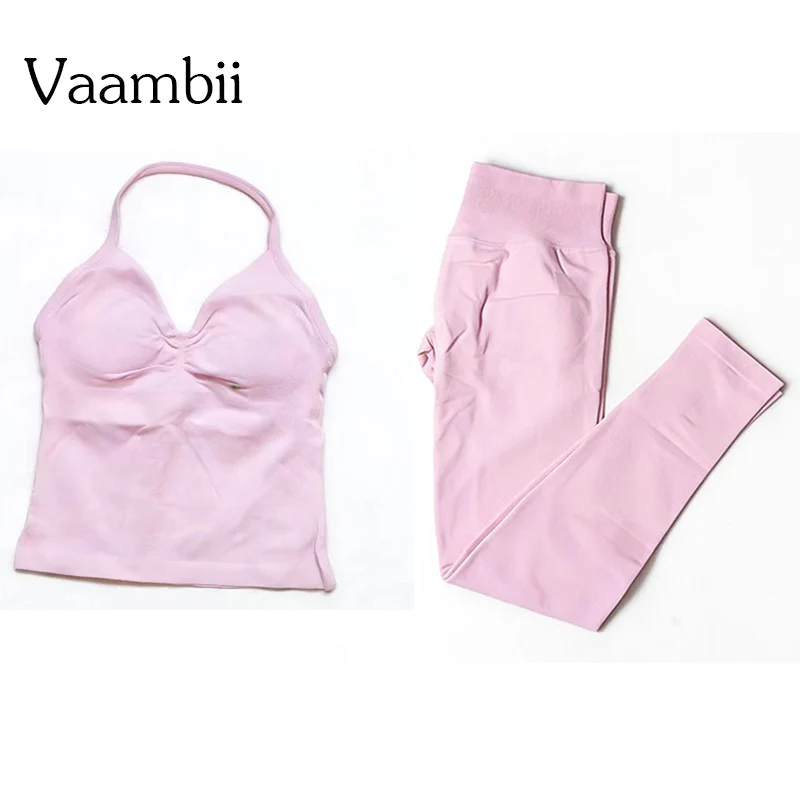 

Impact Longline Strappy Top+Leggings Slim Fit Breathable Quick Dry Sportswear Workout Clothes Women Two Pieces Fitness Yoga Set