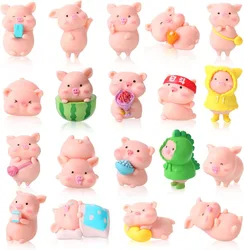 5/10/20Pcs Miniature Figurines Toy Figure Animal Toy Set Cute Figurine Cake Toppers Mini Garden Decor for Home Desk Party Decora