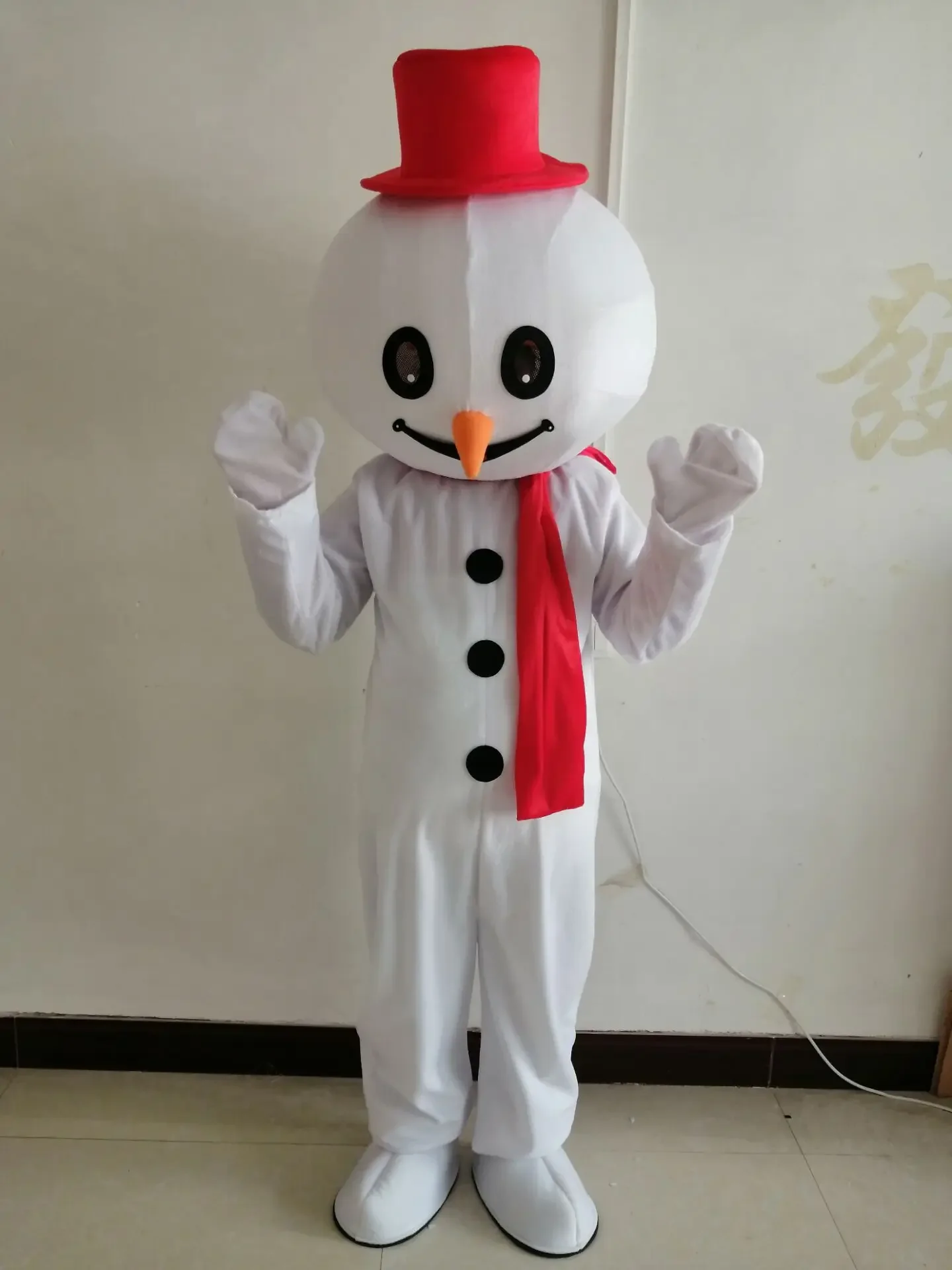 

Cartoon Santa Claus Doll Costume Event Promotional Props Snowman Walking Anime Cartoon Costume Performance Props Adult Size