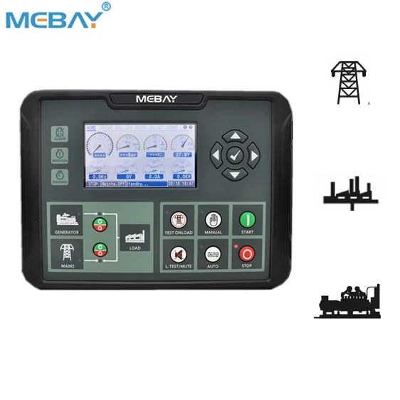 Mebay Panel kontrol Genset, Generator pengontrol DC92D ganti DSE7320