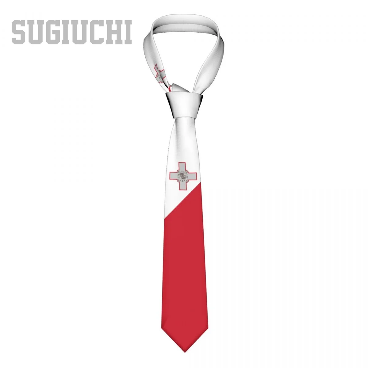

Neck Ties Malta Flag Nation Men Women Casual Plaid Tie Suits Slim Wedding Party Business Necktie Gravatas