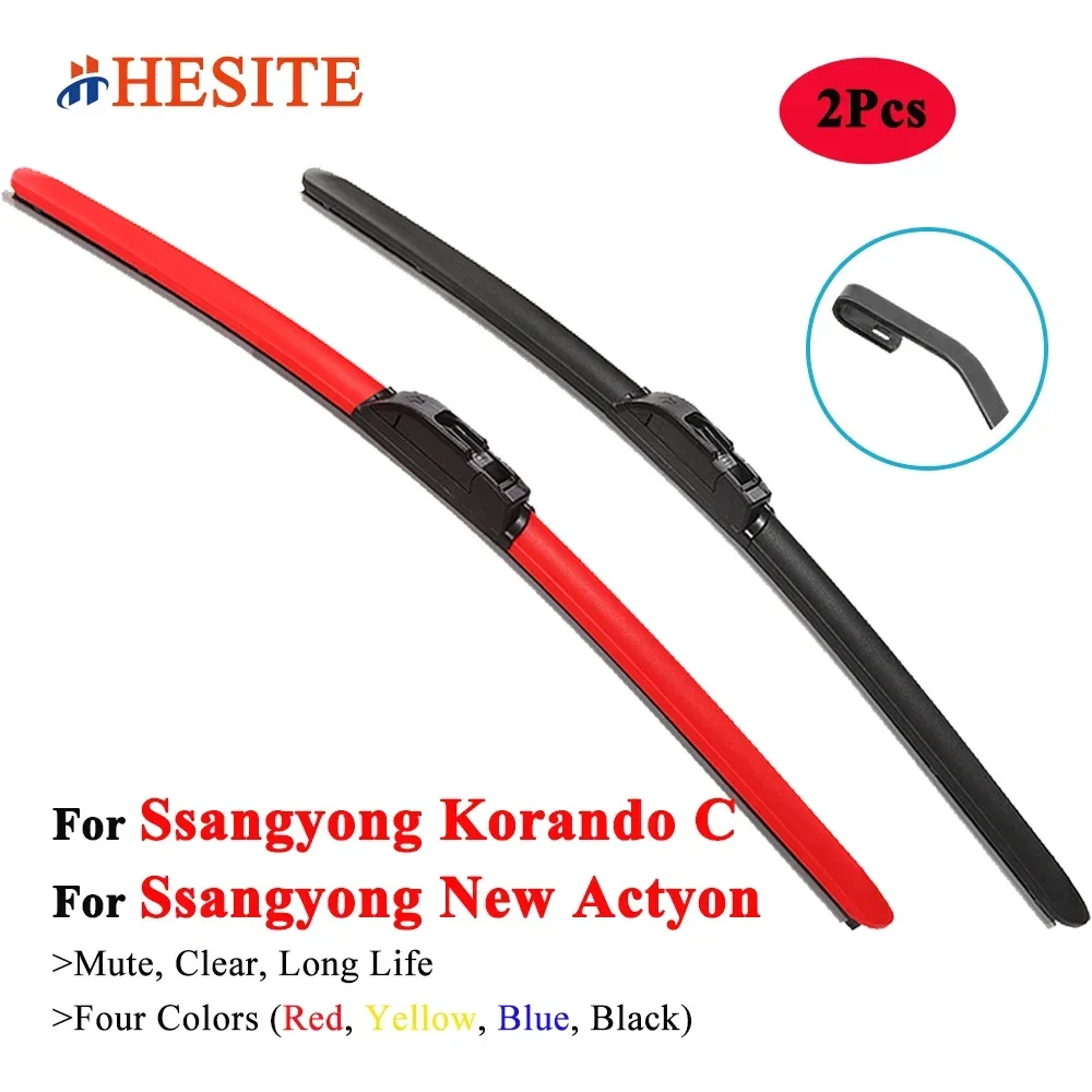 

HESITE Colorful Windshield Wiper Blade For Ssangyong New Actyon Korando C C200 2010 2011 2012 2015 2018 2019 2020 2021 2022 2023