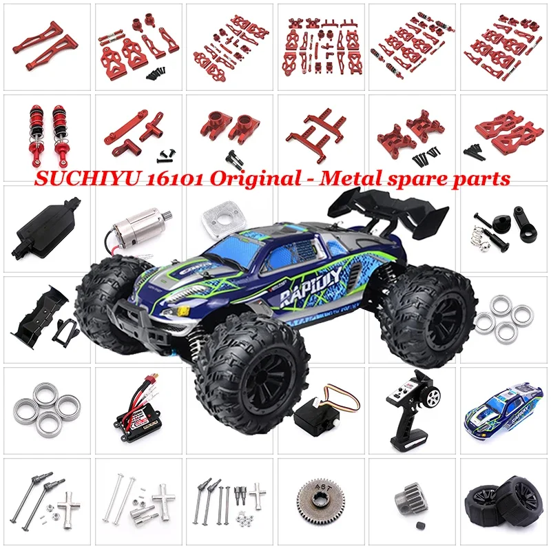 

Амортизатор De Metal Para SCY 16101, 16102, 16103, 16201 1/16, Piezas Mejoradas Coche RC, Accesorios Speed Control Rc Tire 1/10