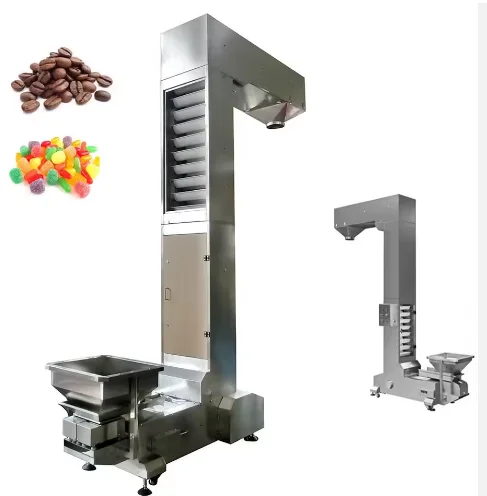 Convoyeur alimentaire automatique en acier inoxydable 304, élévateur à godets vertical de type Z