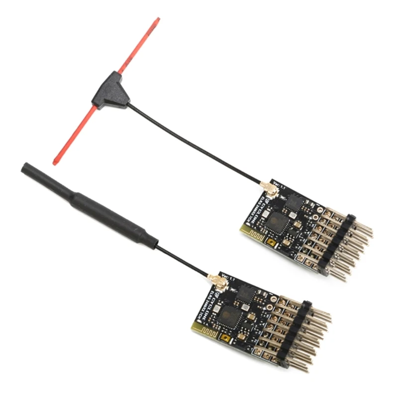 ELRS 2.4G 7CH ตัวรับสัญญาณ 7 ช่องรับโมดูล PWM สำหรับ FPV Traverser Dropship