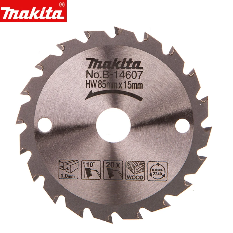 Makita B-14607 Woodworking Saw Blade 85X15X20T Carbide Tipped Blade For HS301D HS301DZ HS300DZ Power Tool Accessories