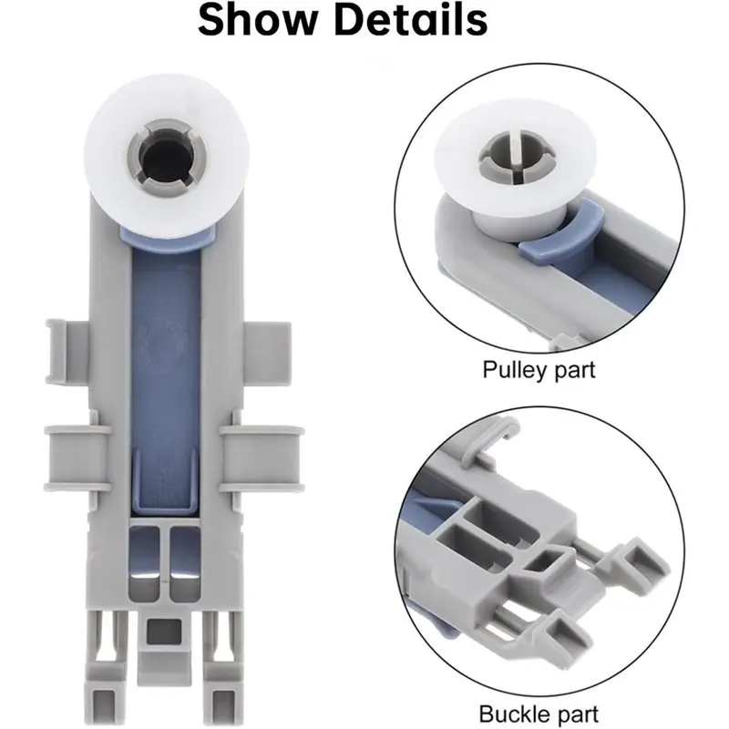 A50Q-WP8561996 Dishwasher Upper Rack Wheel Adjuster,4PCS Fit For Whirlpool,Kitchenaid,Magic Chef Dishwashers Top Rack Parts - view 5