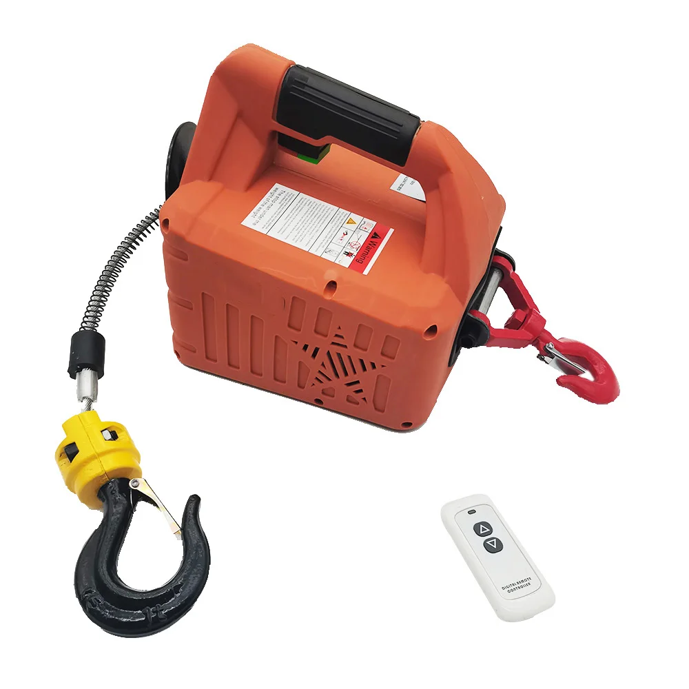 Palan électrique Portable pour voitures, 500Kg, amélioration de l\'habitat, transport de marchandises, atelier de Production et levage