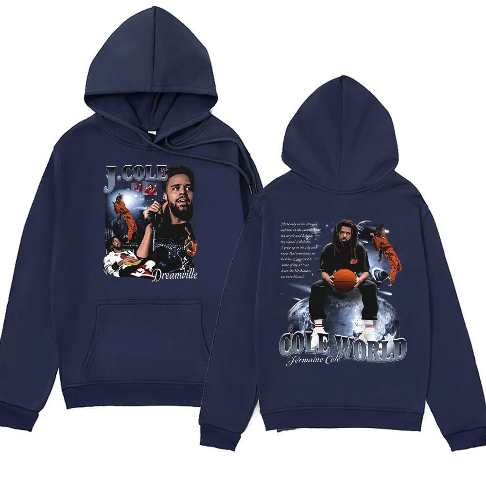 Rapper J Cole World Graphic Printed Hoodies Men Women New Hip-hop Sweatshirts for Spring Oversized Teenager Tracksuit Hoodie