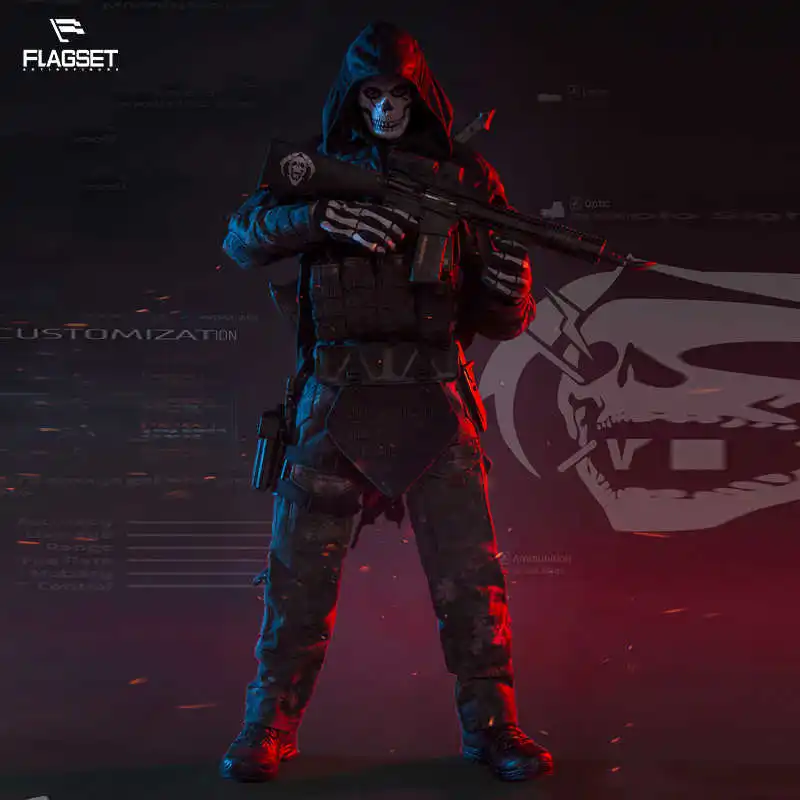 

30cm Kstoys Ks21001 Soldier Action Figure Doll Guardian Night Warrior Ghost Killer Full Set Joint Mobile Collection Model Gift