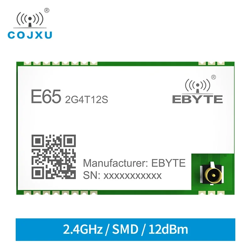 

2.4GHz Full Duplex Wireless Serial Port Module 12dBm UART IPEX/Stamp Hole Antenna 800m Transmitter Receiver cojxu E65-2G4T12S