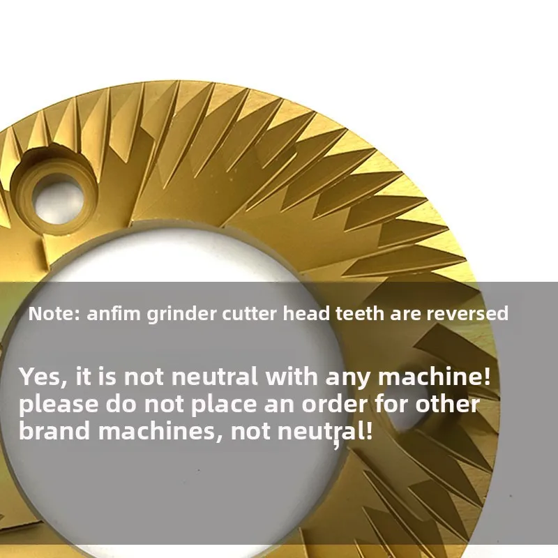 Per macinacaffè Anfim importato italiano 64/75mm testa di taglio regolare/rivestita in titanio