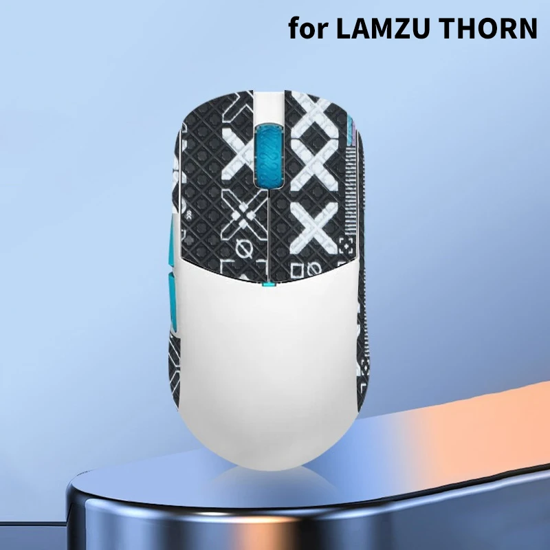 Non Slip Suck Sweat Mouse Grip Tape Skate Sticker For LAMZU THORN 4K Gaming Mouse Desktop Gamer Accessories Anti-Slip-F(x)
