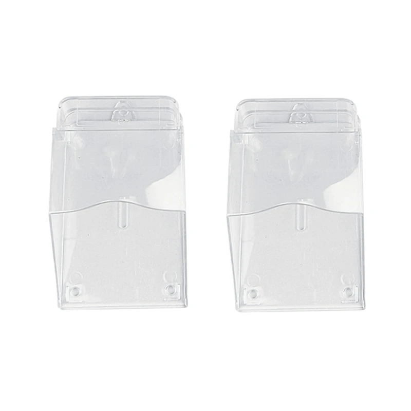 Retail Access Control Rain Cover Doorbell Transparent Protective Box Outdoor Sun Protection Thickened Waterproof Cover 2Pc