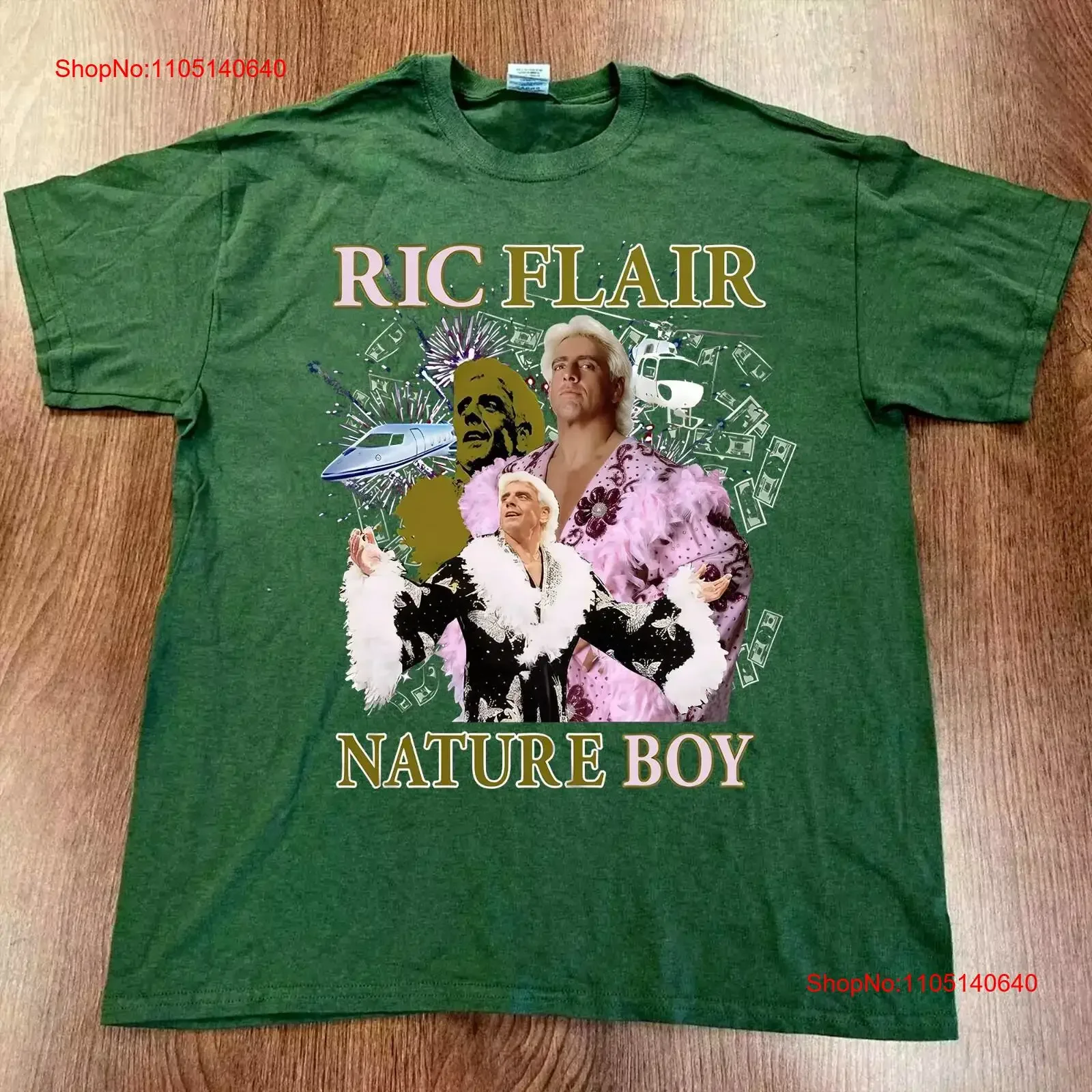 

Новая футболка Ric Flair For Fans S 5XL 12D981, винтажный стираный дышащий топ для повседневной носки, эластичный стильный мягкий мужской унисекс