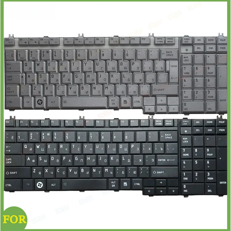 NEW Russian laptop keyboard for Toshiba Satellite P200 P300 P305 P305D L350 L355 L355D L500 L500D L505 L505D L550 RU Keyboard