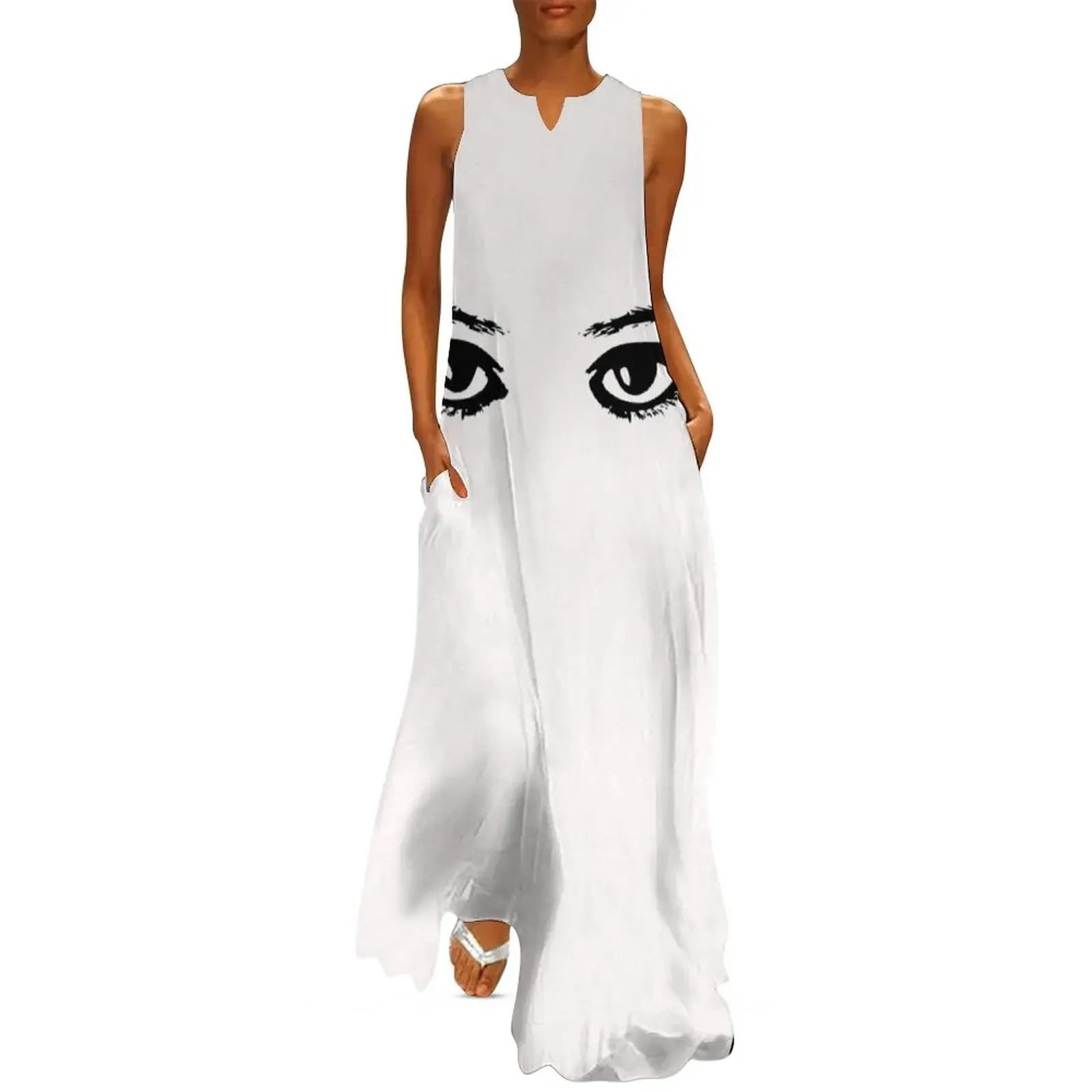 

The Eyes Long Dress summer dresses Female dress women formal occasion dresses Women's evening dress