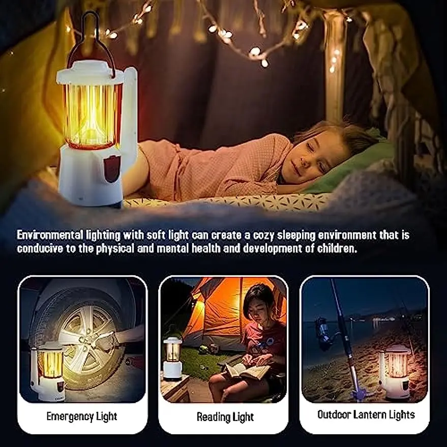 Led Kampeerlampen Met Zaklamp En Lantaarnmodus-Ideaal Voor Stroomuitval, Schijnwerper, Zoeklicht, Buiten, Wandelen, Noodgevallen