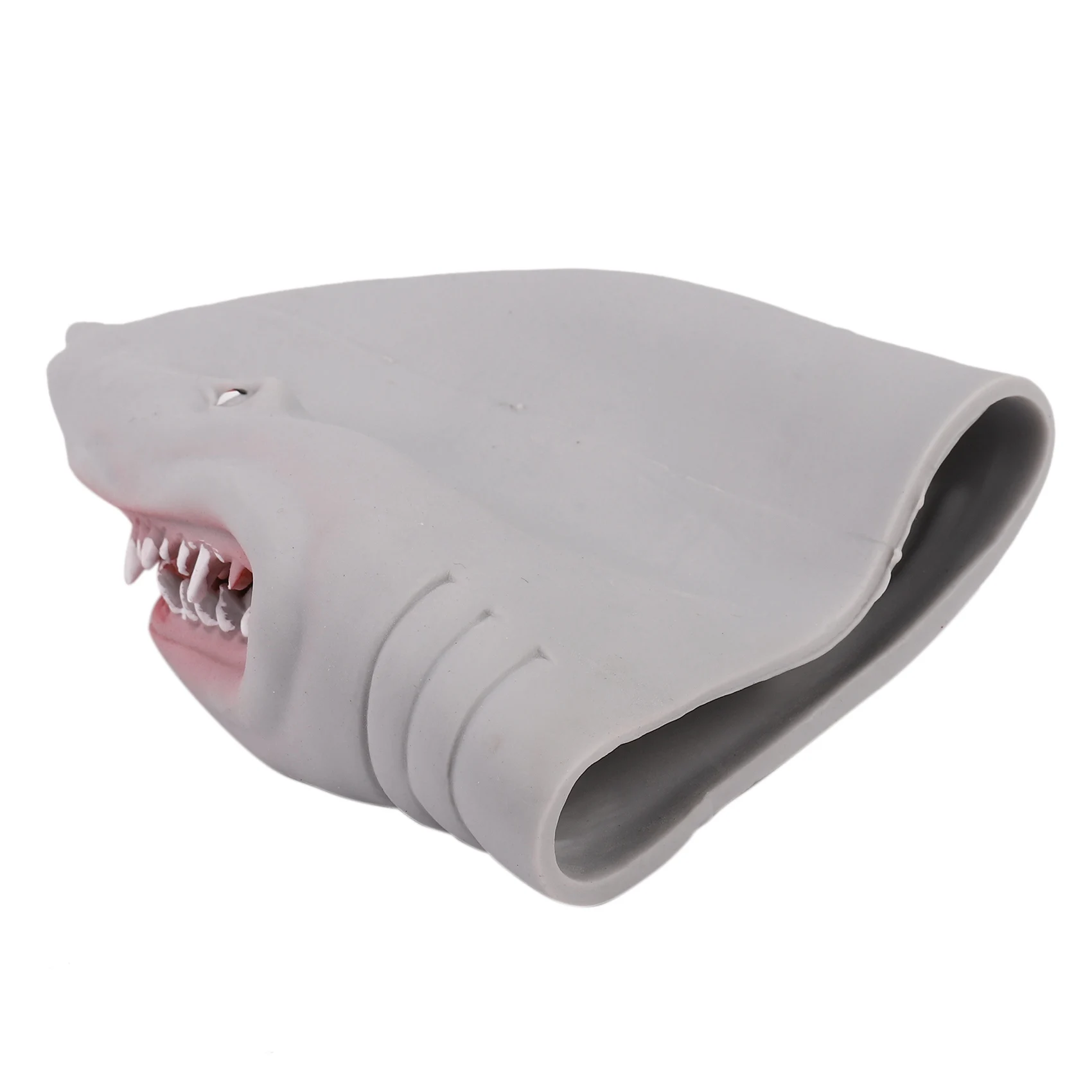 Plastic Shark Hand Puppet para Story TPR, Animal Head Luvas, Vividamente Toy Model Presentes para Crianças