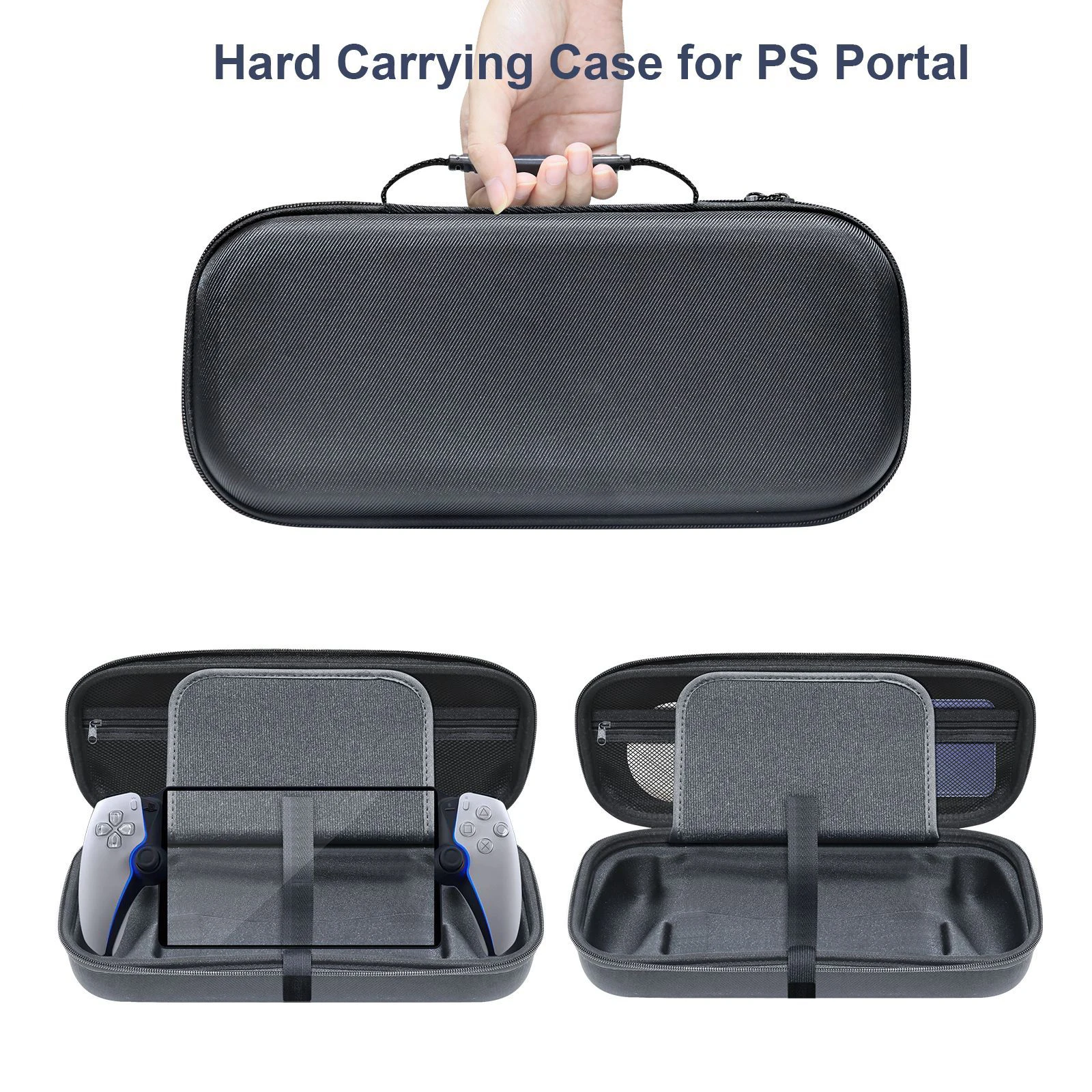 PS Portal Handheld Game carregando estojo protetor, armazenamento EVA de alta capacidade, novo PSP Hard Shell