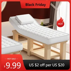 Solid wood latex beauty bed beauty salon special massage bed massage therapy bed tattoo body bed ear picking bed spa