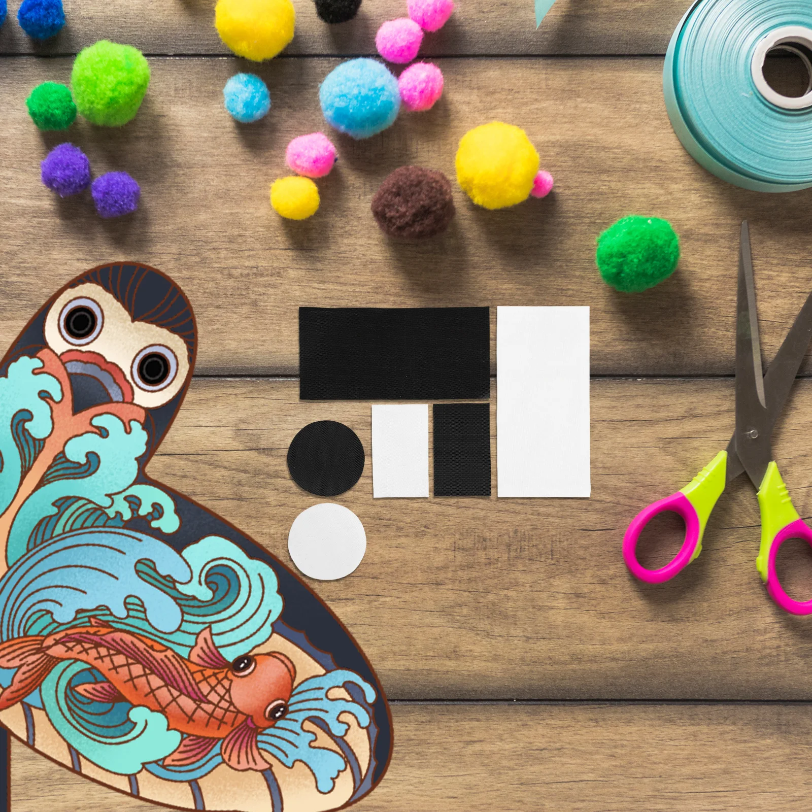 

2 Set Kite Repair Patch Diy Kites for Kids Bulk Frame Fixed Parts Material Family Activities