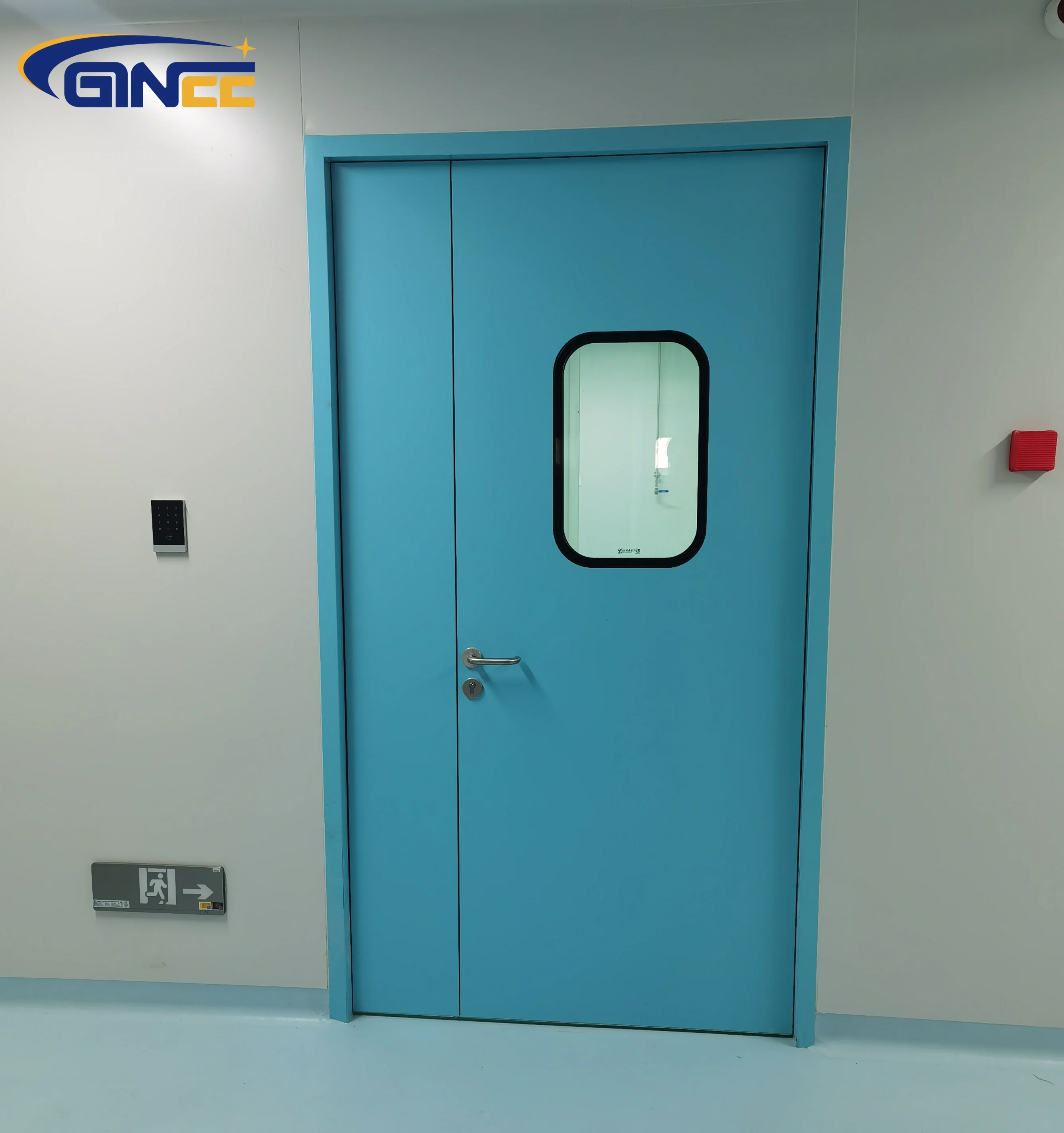 Medical Modern Steel Swing Doors Operating Room Fire Prevention Hermetic Purification Antimicrobial Hot Sale