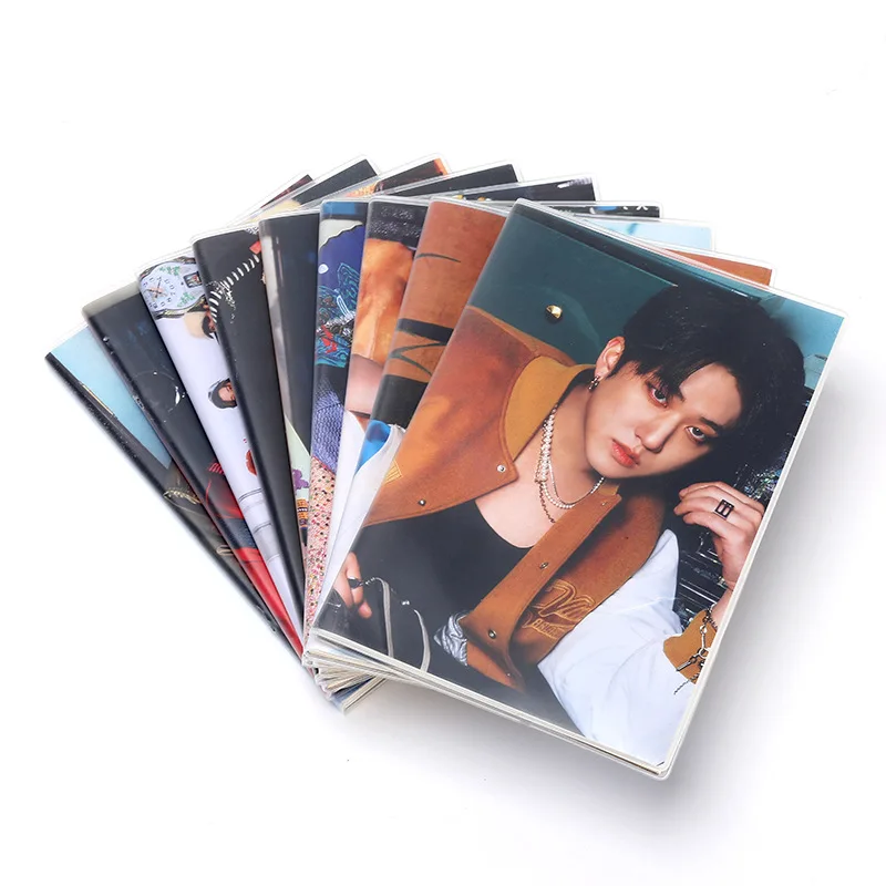 

Stray Kids Merch A5 Thickened Pvc Cover Notebook Fresh Style Journal For Students Kpop Fans School Office Daily Note Taking