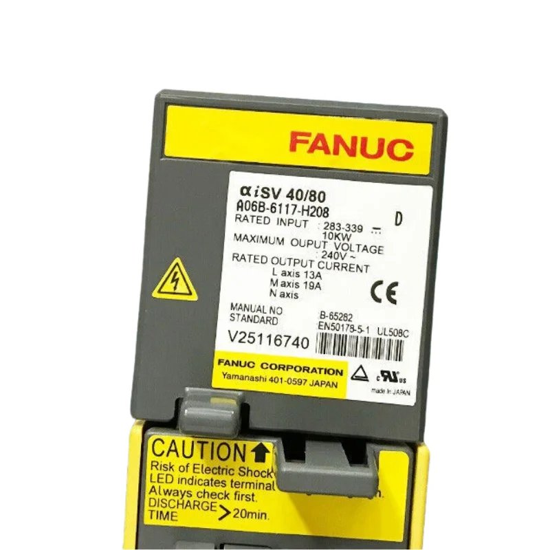 Fanuc A06B-6117-H208 Servo Amplifier Tested ok Expedited Delivery