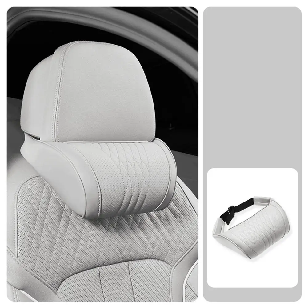 Auto-Kopfstützenkissen zum Fahren, lindert Nackenmüdigkeit, Nackenstützkissen aus Memory-Schaum, ergonomisches Nackenkissen für den Autositz ﻿ – Detail 11