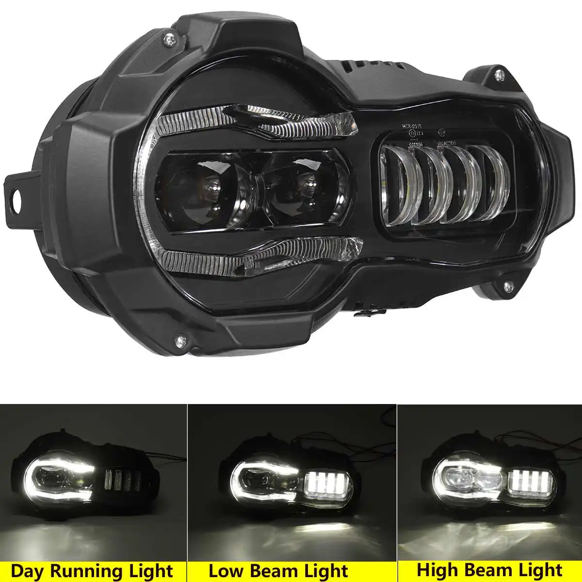 E9 Mark LED Headlights Assembly Motorcycle Lights For BMW R1200GS 2004-2012 LC R 1200GS ADV Adventure R1200 GS