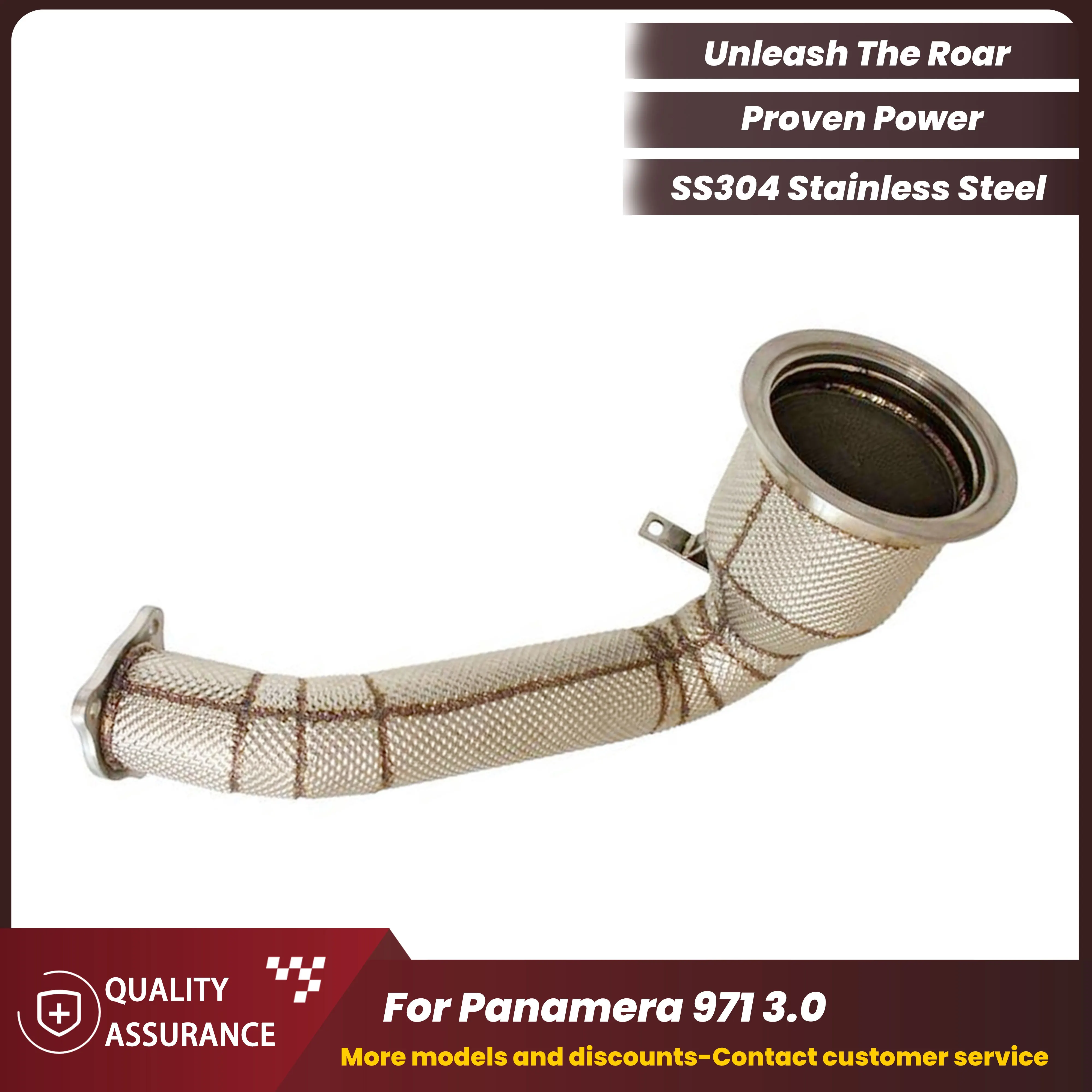 

Premium High Flow ECCF SUS304 Headers with Heat Shield for Porsche Panamera 971 3.0T