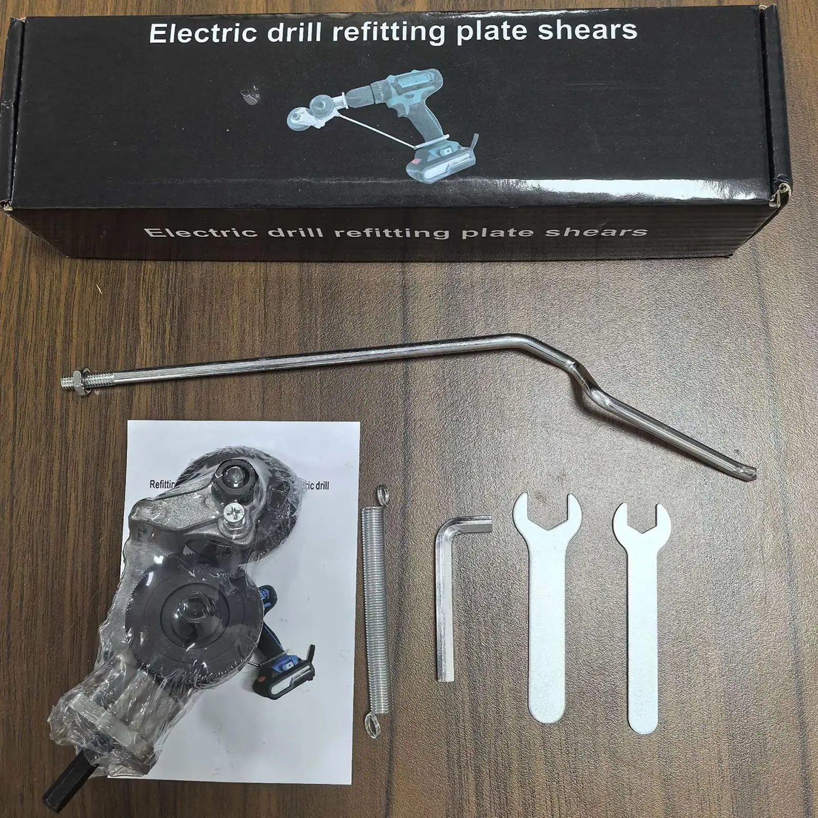 

Metal Nibbler Portable Electric Attachment Sheet Metal Drill Attachment For Roofing HVAC Ductwork Siding Automotive Repair