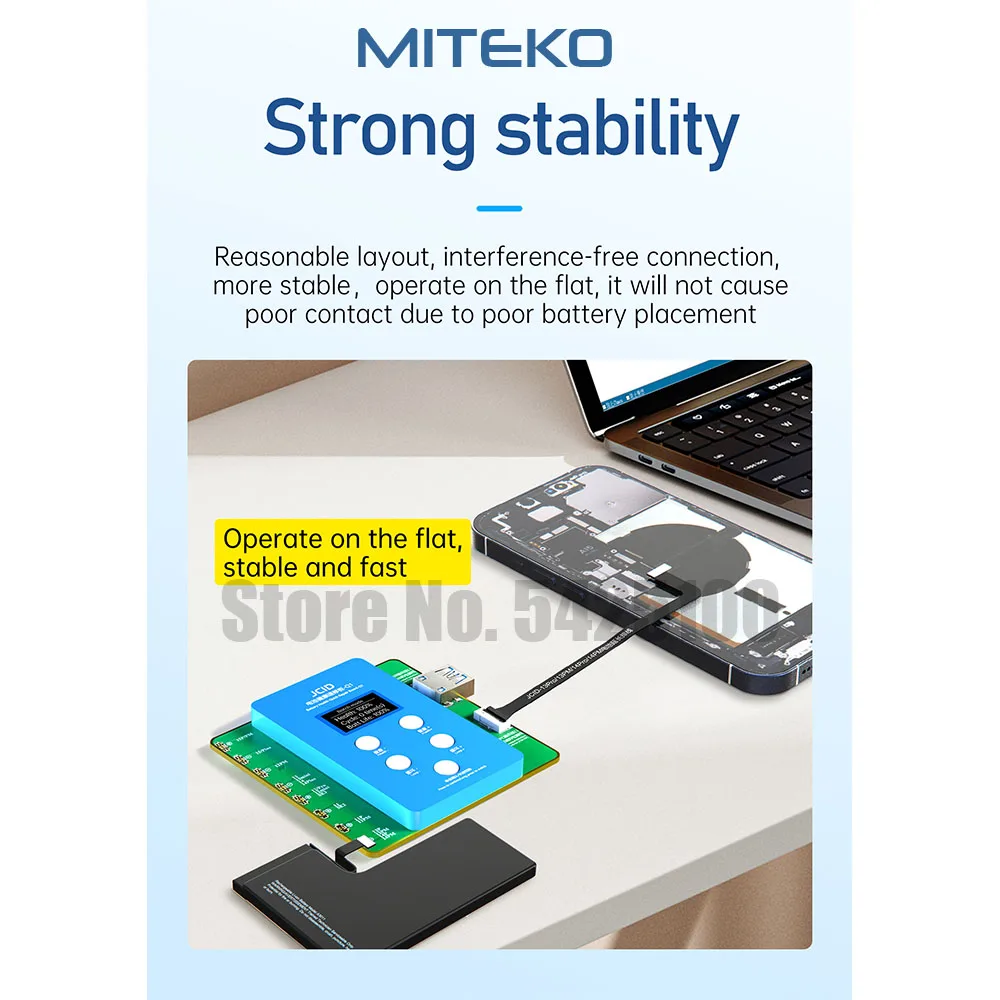 Battery Health Repair Board JCID JCQ1 2026 for iPhone 11 to 15 Pro, Solve Window, Pop-up Modify Battery Cycle, No Need FPC