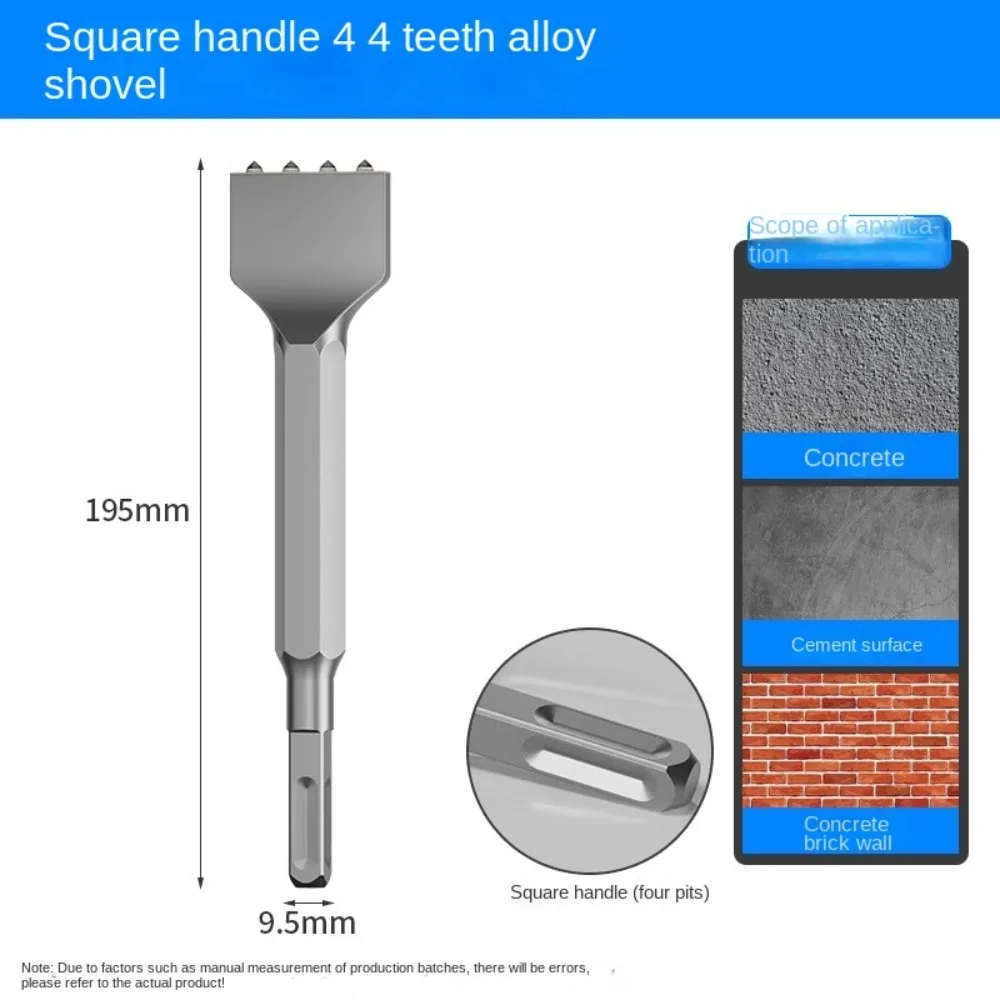 SDS PLUS Carbide Alloy Hammer Marble Stone 12/16Teeth Hammer Drill Bits Max Rotary Square Shank Tungsten Power Tool Accessories