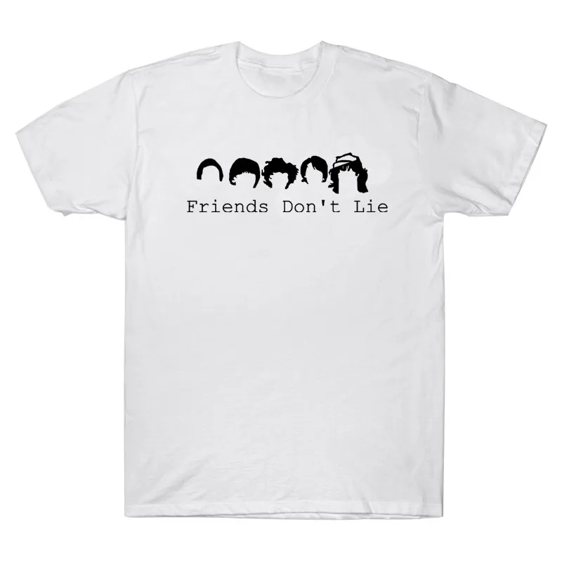 

Футболка с коротким рукавом из американского сериала «Друзья не врут». Мужская и женская свободная базовая футболка. 100% хлопок