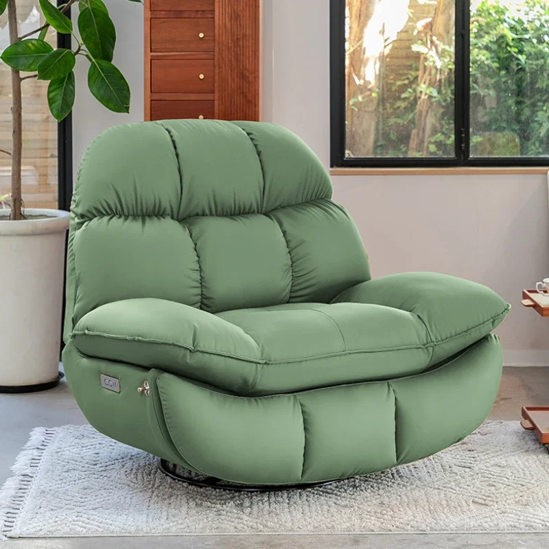 

Design Lazy Recliner Chair Living Room Luxury Floor Puffs Rocking Chair Nordic Ergonomic Comfy Sedie Da Soggiorno Home Furniture