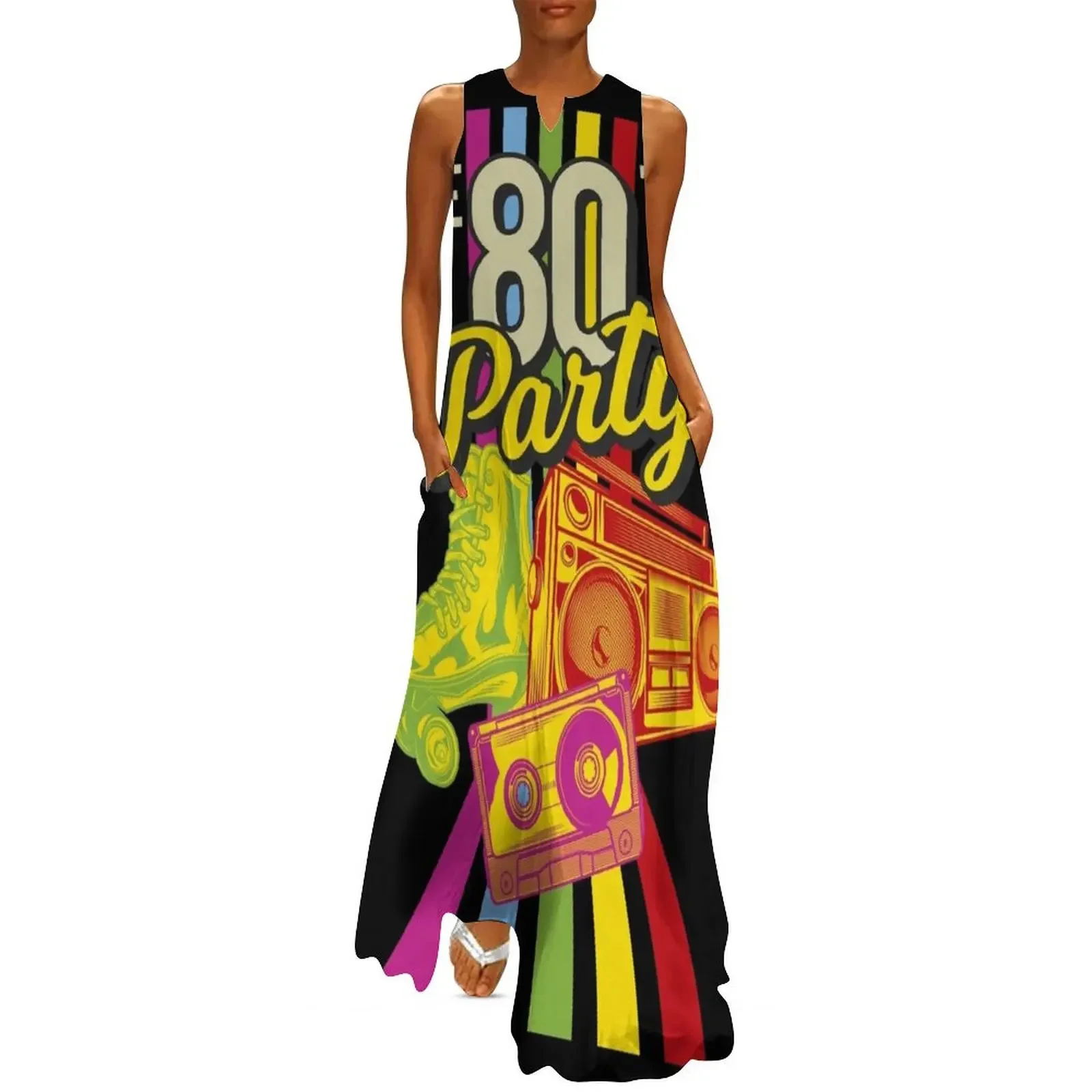 

The 80s party Long Dress Women's evening dress elegant dresses plus sizes women's elegant loose dresses Evening dresses Dress