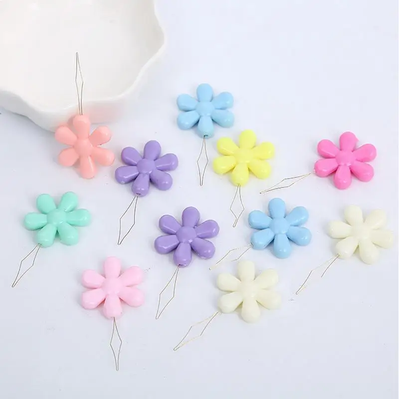 

Threaders For Sewing 100X Wire Hook Threader Flower Hand Sewing Threaders Sturdy Sewing Crafting Tool For Sewing Machine