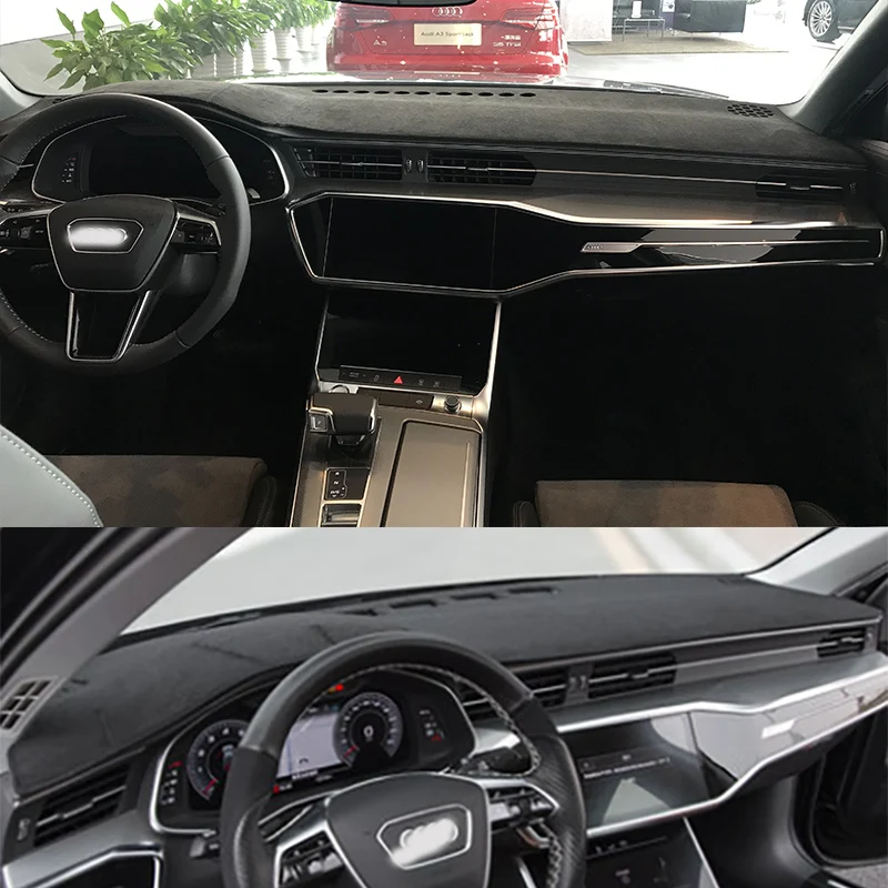 For 2019-2024 Audi A6 A6L S6 RS6 Accessories Dashboard Cover Instrument Panel Dash Mat Dashmat Protective Pad