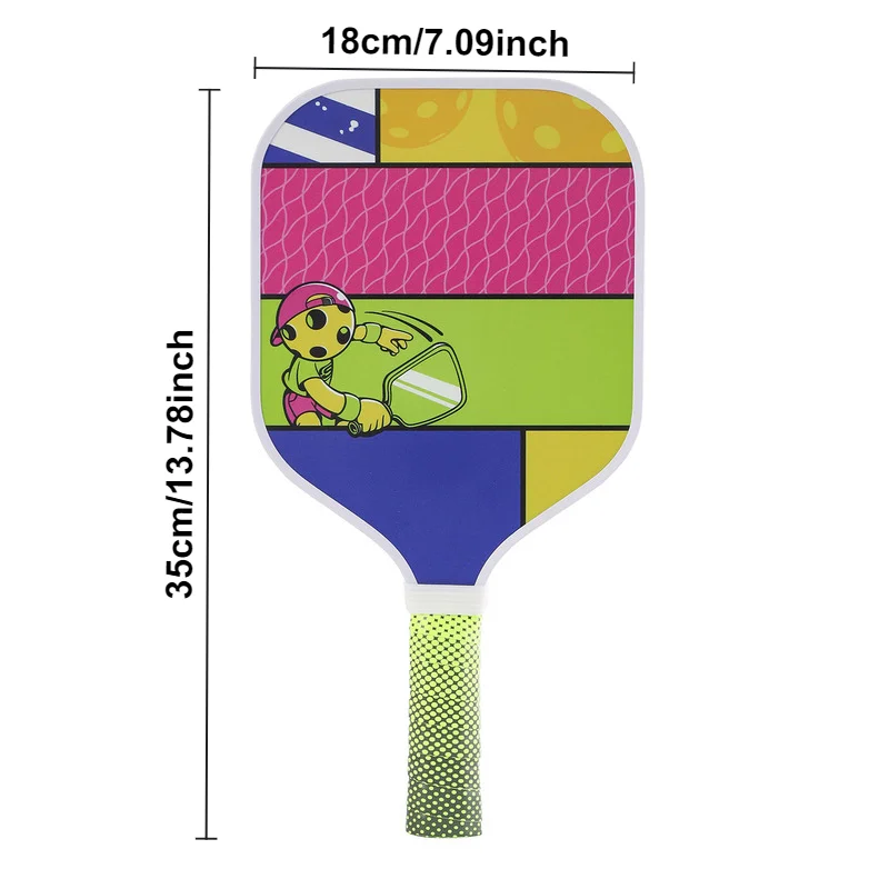 Pickleball Paddle Brand Good Quality Children's Racquet Fiberglass Parent Child Pickleball Beginner Hot Selling Single Paddle